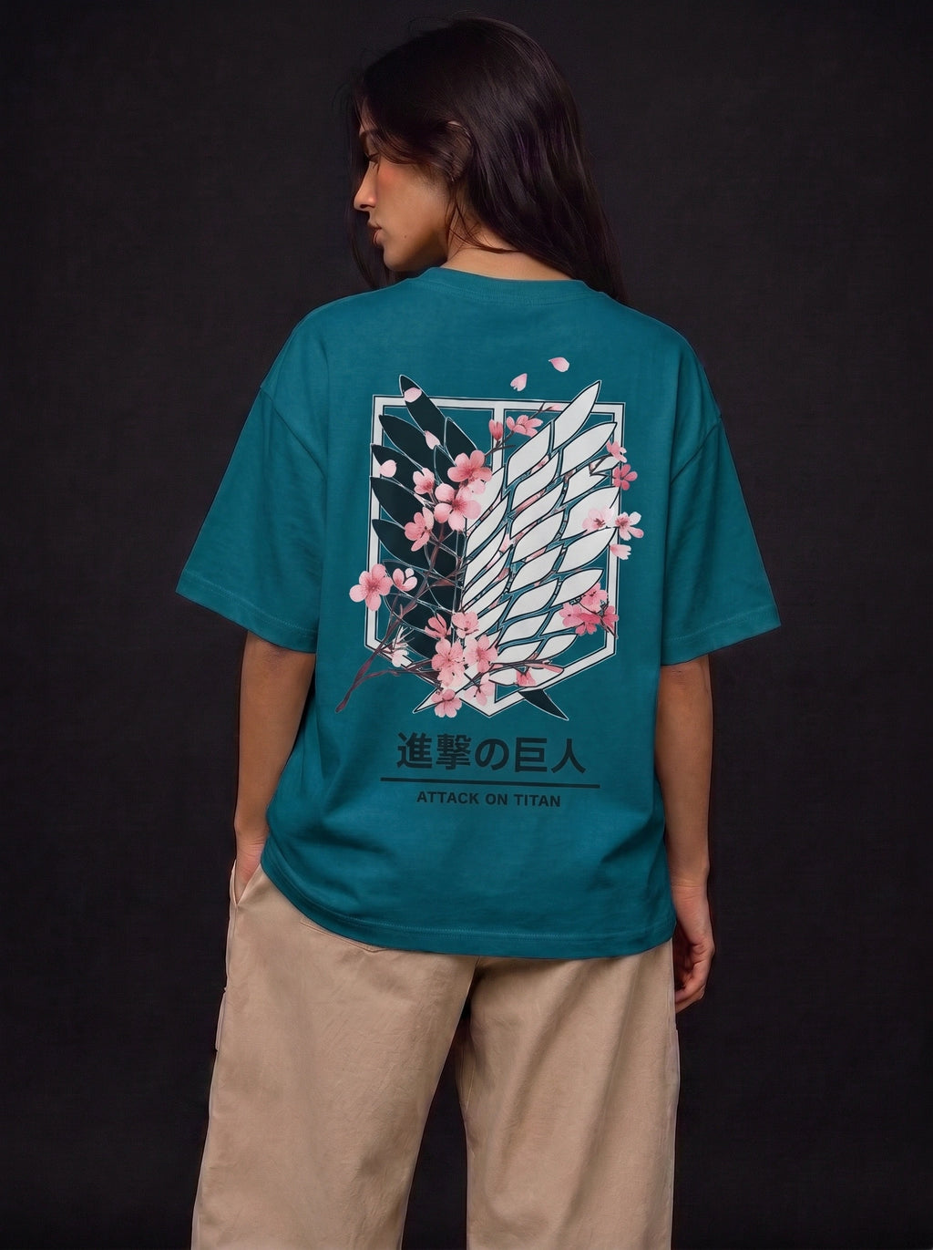 Attack Wings Blossom – Oversized Tee