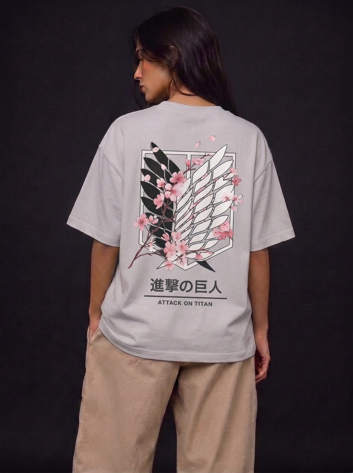 Attack Wings Blossom – Oversized Tee