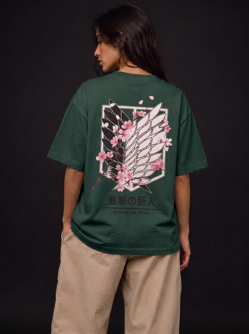 Attack Wings Blossom – Oversized Tee