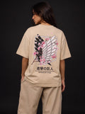Attack Wings Blossom – Oversized Tee
