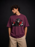 Itachi Crimson Shadow – Oversized Tee