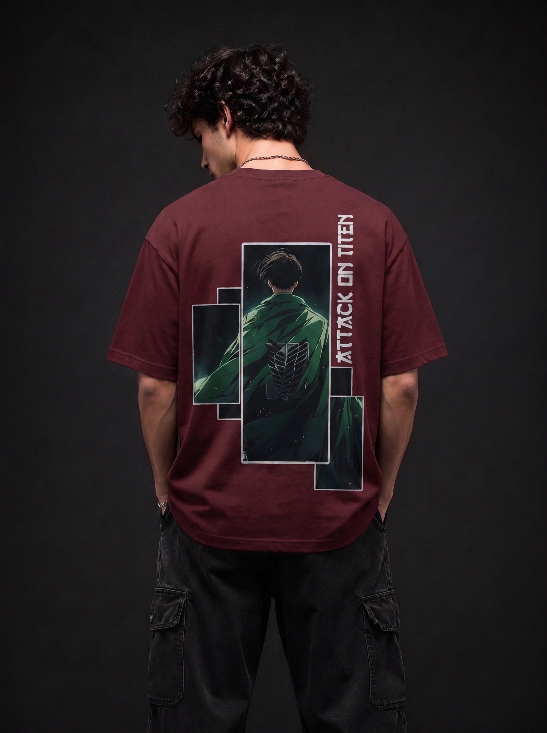 Attack on Titan / Survey Cloak – Oversized Tee